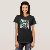 Flag des stolzen Irlands Vintag Irland T-Shirt (Vorne ganz)