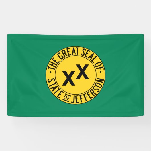 Flag des vorgeschlagenen US-Staat von Jefferson Banner (Horizontal)
