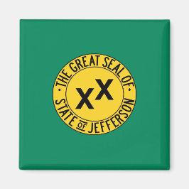 Flag des vorgeschlagenen US-Staat von Jefferson Magnet