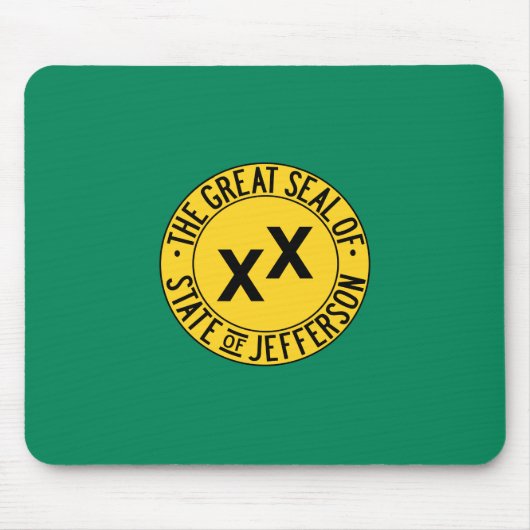 Flag des vorgeschlagenen US-Staat von Jefferson Mousepad (Vorne)