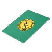 Flag des vorgeschlagenen US-Staat von Jefferson Notizblock (angewinkelt)