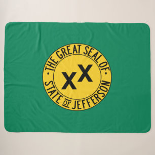 Flag des vorgeschlagenen US-Staat von Jefferson Sherpadecke