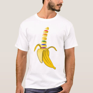 Flag-Design für Banana-Gay Pride T-Shirt