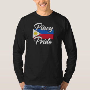 Flag-Design für Proud Pinoys T-Shirt