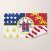 Flag Detroit, Handtuch von Michigan (Handtuch)