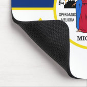 Flag Detroit, Michigan Mouse Pad Mousepad (Ecke)