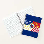 Flag Detroit, Michigan-Notebook Notizblock (Innenseite)