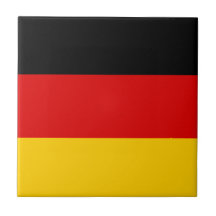 Flag Deutschland Keramik Tile