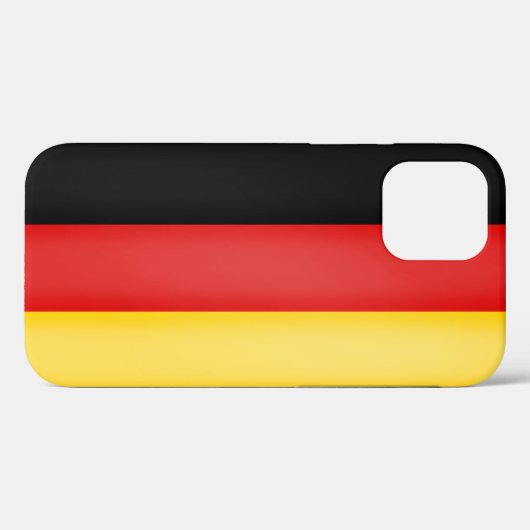 Flag Deutschland Schwarz Rot Gold Patriotische Far Case-Mate iPhone Hülle (Rückseite (Horizontal))