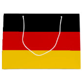 Flag Deutschland Schwarz Rot Gold Patriotische Far Große Geschenktüte (Vorderseite)