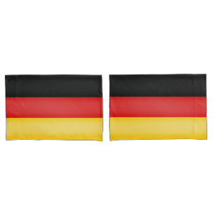 Flag Deutschland Schwarz Rot Gold Patriotische Far Kissenbezug