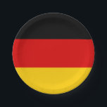 Flag Deutschland Teller von Papier<br><div class="desc">Flag Deutschland Teller von Papier</div>