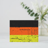 FLAG DEUTSCHLANDS POSTKARTE (Stehend Vorderseite)