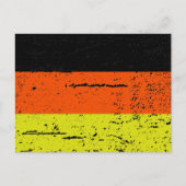 FLAG DEUTSCHLANDS POSTKARTE (Vorderseite)