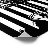 Flag Disk Golf Usa Poster (Ecke)
