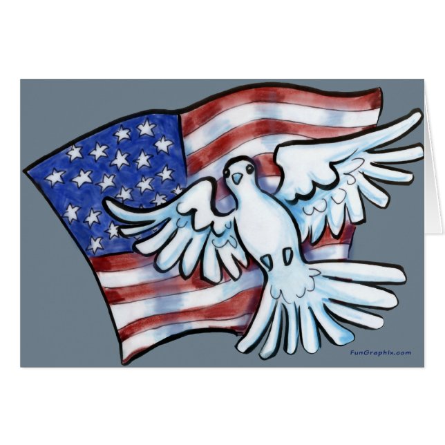 Flag Dove (Vorderseite (Horizontal))