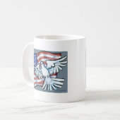 Flag Dove Kaffeetasse (Vorderseite Links)