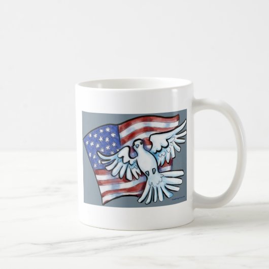 Flag Dove Kaffeetasse (Rechts)