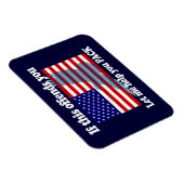 Flag & Eagle Patriot - USA-Flagge Magnet (Rechte Seite)