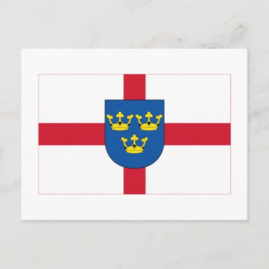 Flag East Anglia Postkarte (Vorderseite)