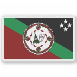 Flag East New Britain Province, Papua Neue Guinea Aufkleber