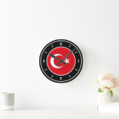Flag Elegant Runde Wanduhr (Zuhause)