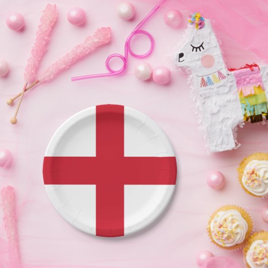 Flag England Paper Tellers Pappteller (Party)