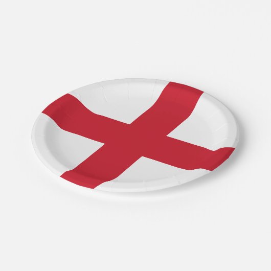 Flag England Paper Tellers Pappteller (Schrägansicht)