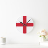 Flag England Wall Clock Runde Wanduhr (Zuhause)