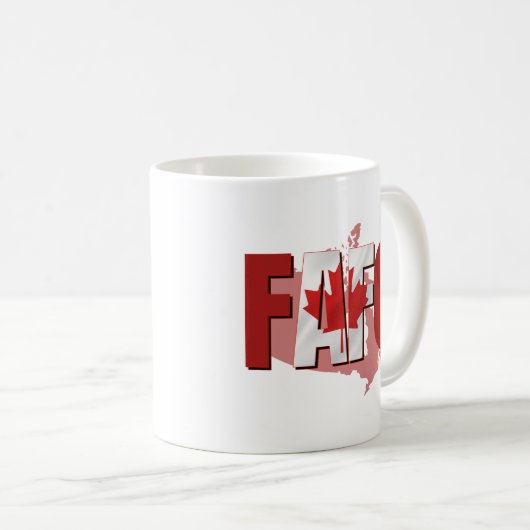 Flag F.A.F.O Kaffeetasse (VorderseiteRechts)