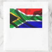 Flag Fabric Rechteckiger Aufkleber (Tasche)
