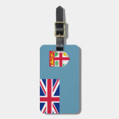 Flag Fiji Easy ID Personal Gepäckanhänger (Vorderseite vertikal)
