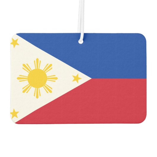 Flag Filipino Flag Philippinen Autolufterfrischer (Rückseite)