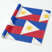 Flag Filipino Flag Philippinen Geschenkpapier (Ungerollt)