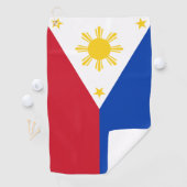 Flag Filipino Flag Philippinen Golfhandtuch (Insitu)