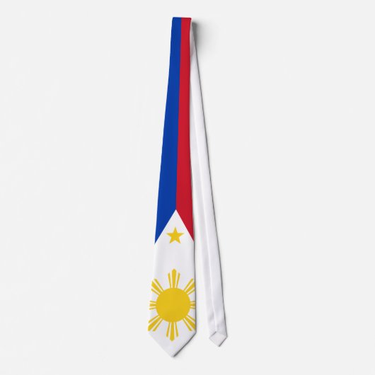 Flag Filipino Flag Philippinen Krawatte (Vorderseite)