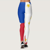 Flag Filipino Flag Philippinen Leggings (Rückseite)