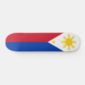 Flag Filipino Flag Philippinen Skateboard (Horizontal)