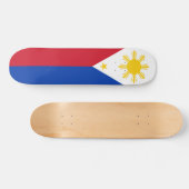 Flag Filipino Flag Philippinen Skateboard (Horizontal)