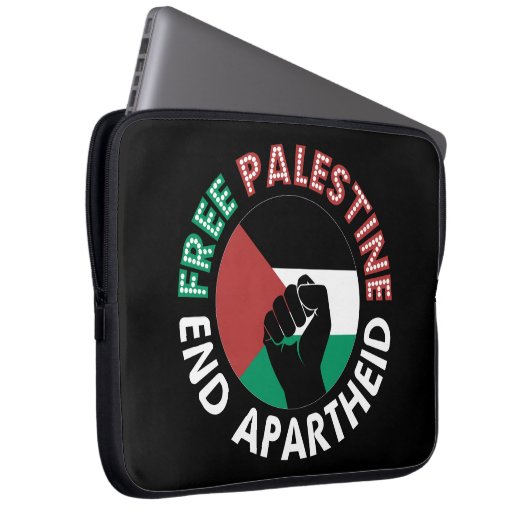 Flag Fist Black, die Fahne der Apartheid-Fahne des Laptopschutzhülle (Vorne Rechts)