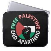 Flag Fist Black, die Fahne der Apartheid-Fahne des Laptopschutzhülle (Vorderseite)