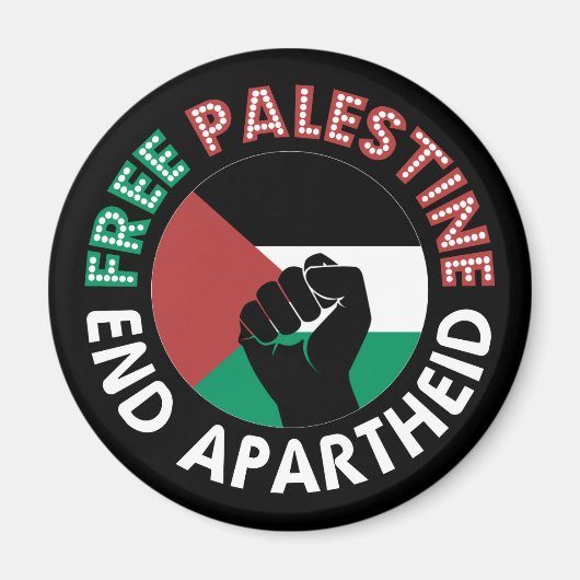 Flag Fist Black, die Fahne der Apartheid-Fahne des Magnet (Vorne)