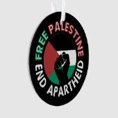 Flag Fist Black, die Fahne der Apartheid-Fahne des Ornament (Vorderseite)