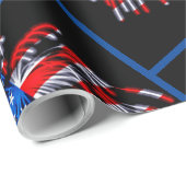 Flag-Flag-Papier Geschenkpapier (Rolleneckpunkt)