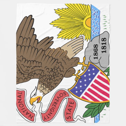 Flag Fleecedecke (Vorderseite)