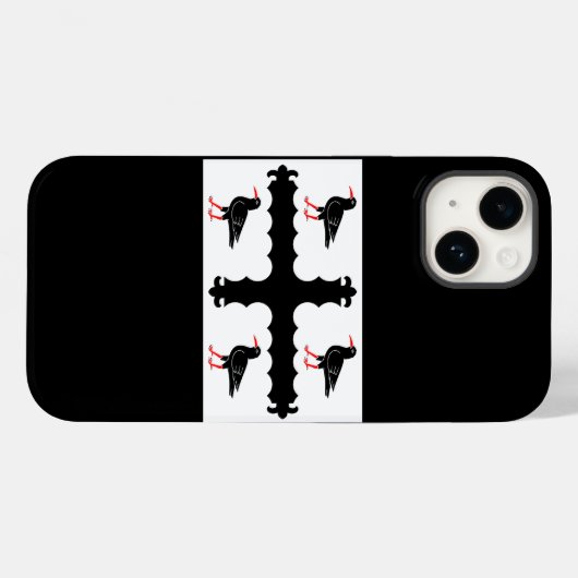 Flag Flintshire Case-Mate iPhone Case (Rückseite (Horizontal))