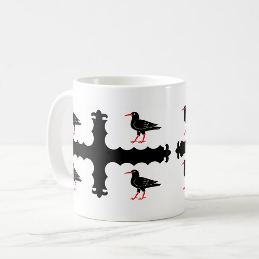 Flag Flintshire Coffee Tasse (Vorderseite Links)