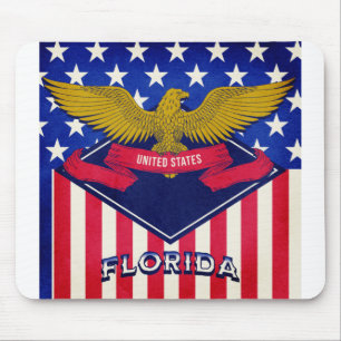 Flag Florida USA Mousepad