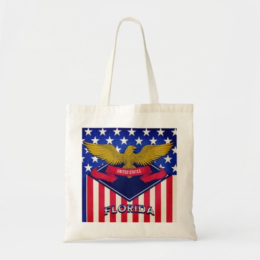 Flag Florida USA Tragetasche (Vorne)