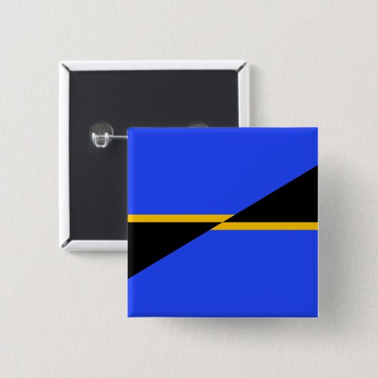 Flag Folsom, Kalifornien Button (Vorne & Hinten)